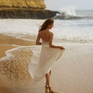 Beach wedding dress Chriss by GBS Herve Paris