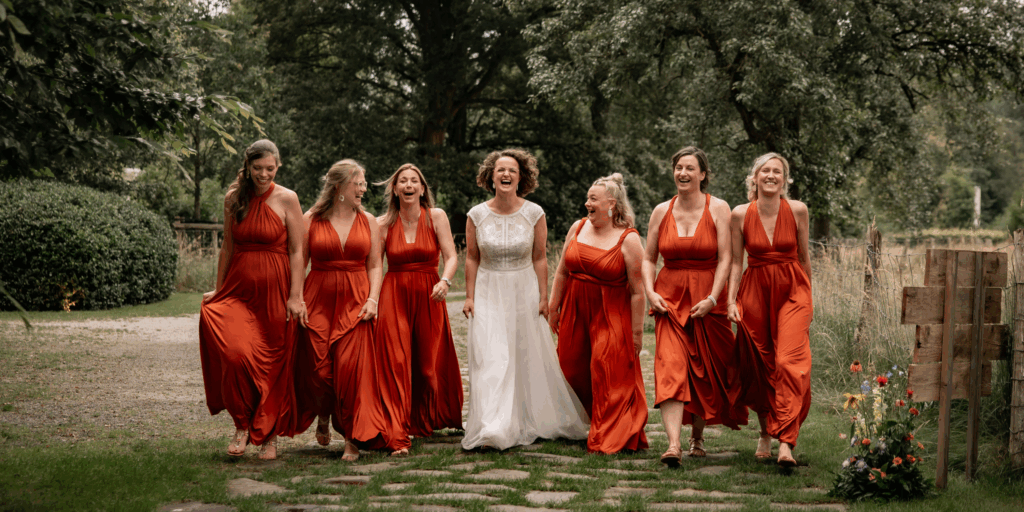 Real bride Kim in the Barella wedding dress