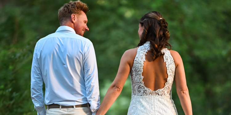 GBS Herve Paris bride Janneke in her Linden wedding dress